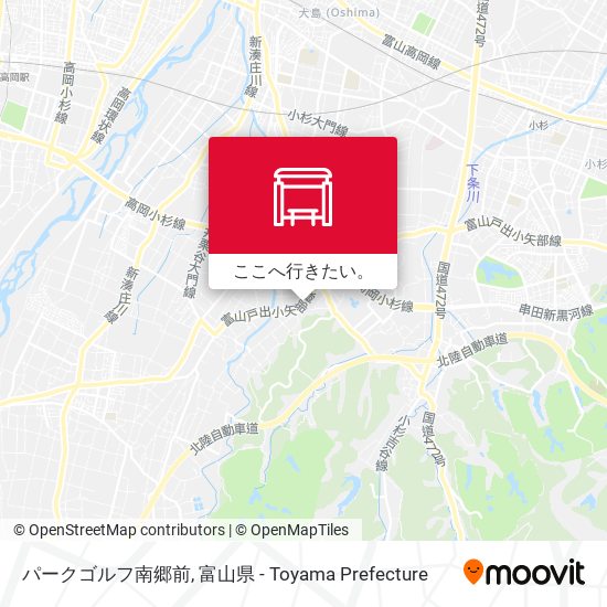 パークゴルフ南郷前地図