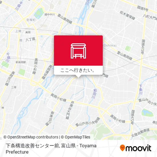 下条構造改善センター前地図