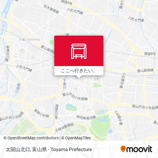 太閤山北口地図