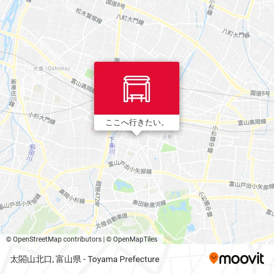 太閤山北口地図