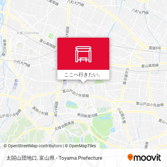 太閤山団地口地図