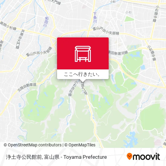 浄土寺公民館前地図