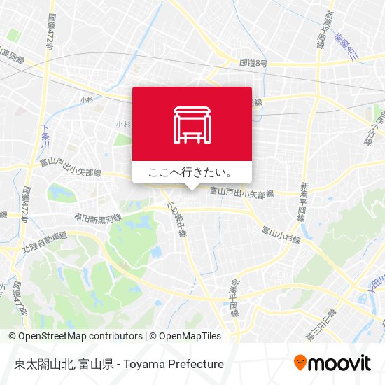 東太閤山北地図