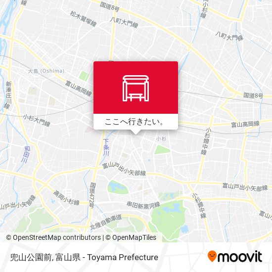 兜山公園前地図