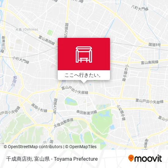 千成商店街地図