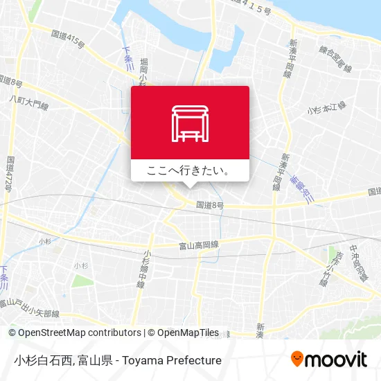 小杉白石西地図