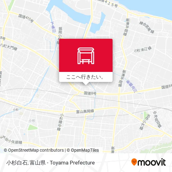 小杉白石地図