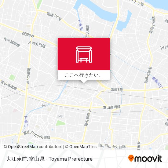 大江苑前地図