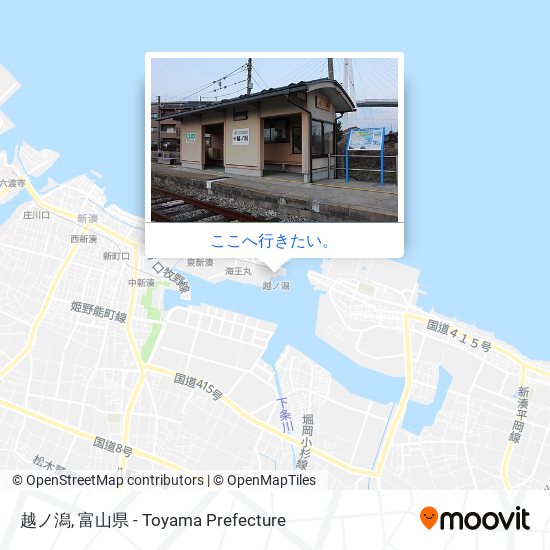 越ノ潟地図