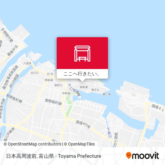 日本高周波前地図