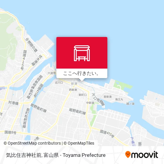 気比住吉神社前地図