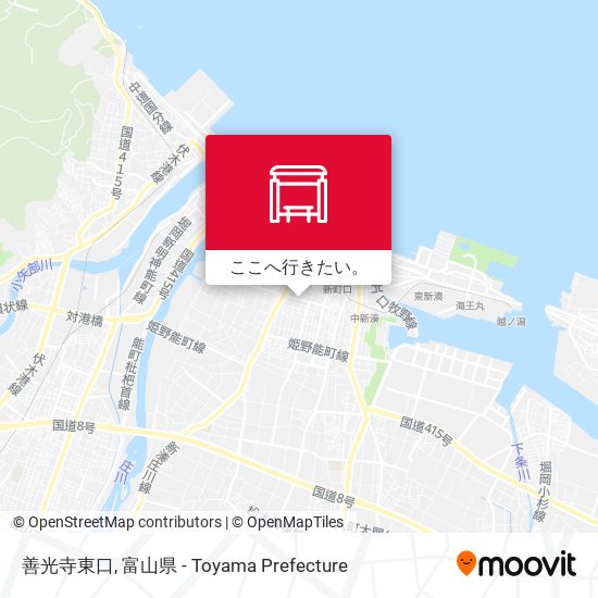 善光寺東口地図