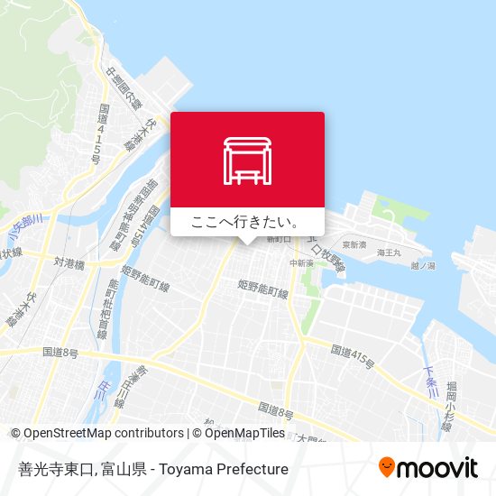 善光寺東口地図