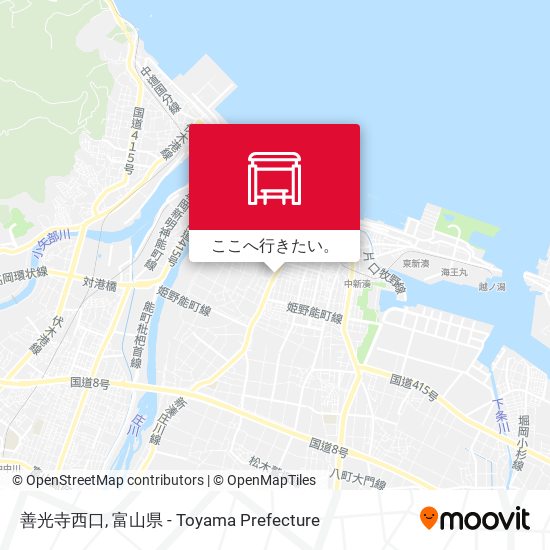 善光寺西口地図