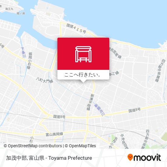 加茂中部地図
