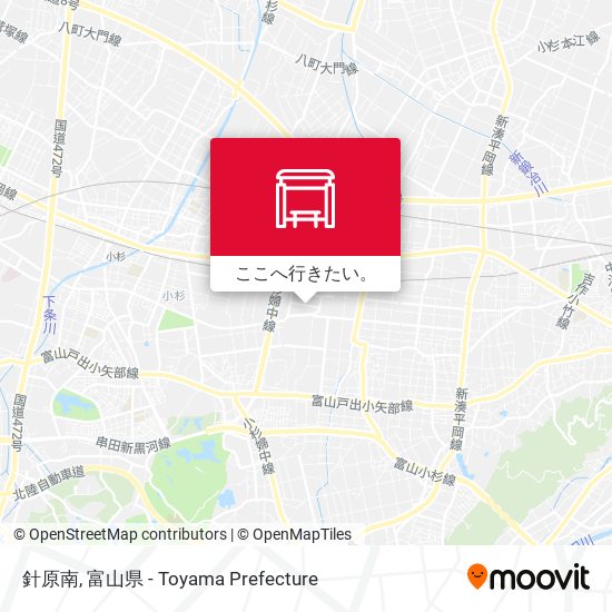 針原南地図