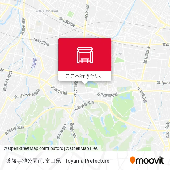 薬勝寺池公園前地図