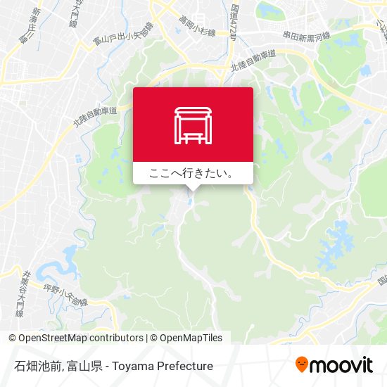 石畑池前地図