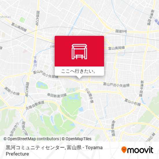 黒河コミュニティセンター地図