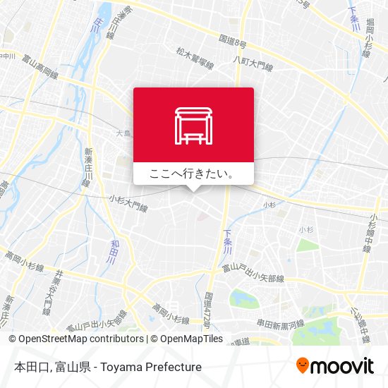 本田口地図