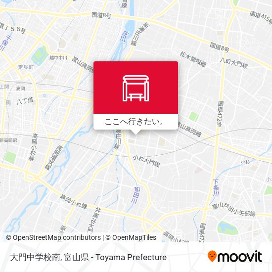 大門中学校南地図