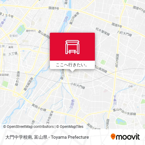 大門中学校南地図