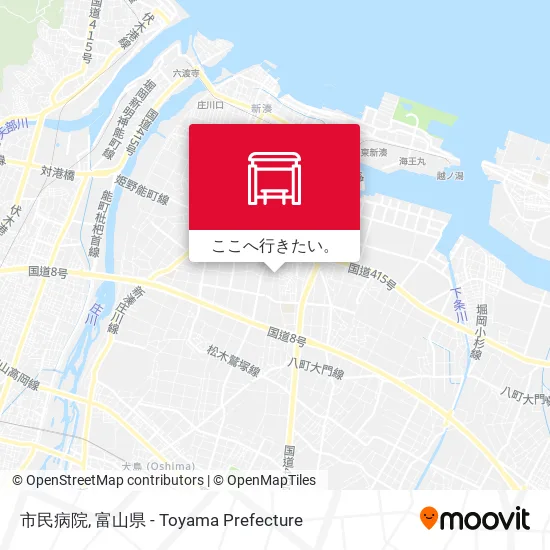 市民病院地図