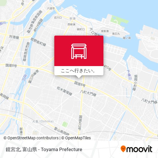 鏡宮北地図