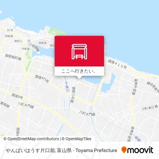 やんばいはうす片口前地図