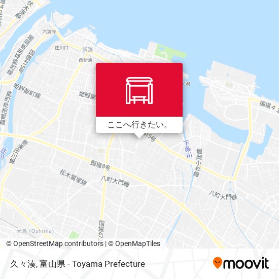 久々湊地図
