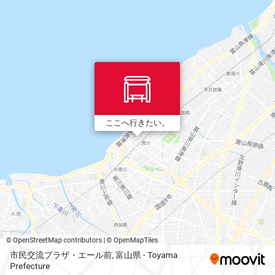 市民交流プラザ・エール前地図