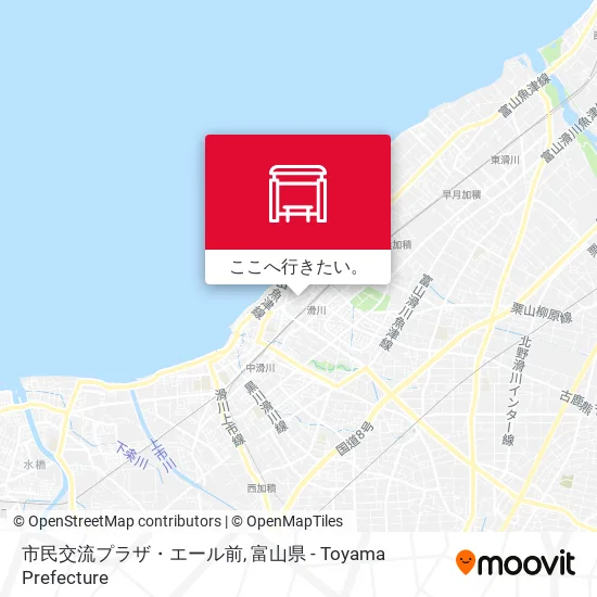 市民交流プラザ・エール前地図