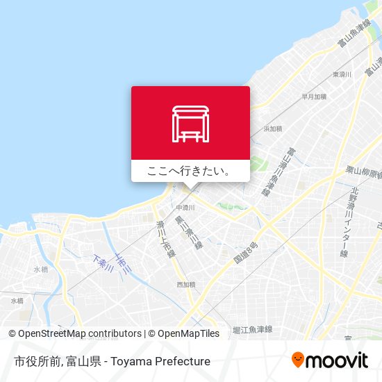 市役所前地図