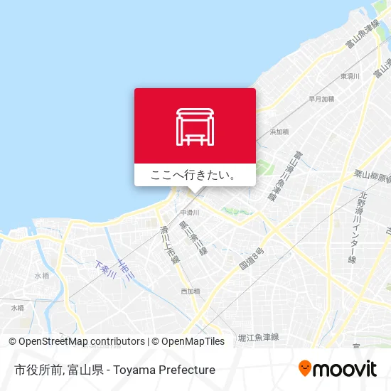 市役所前地図