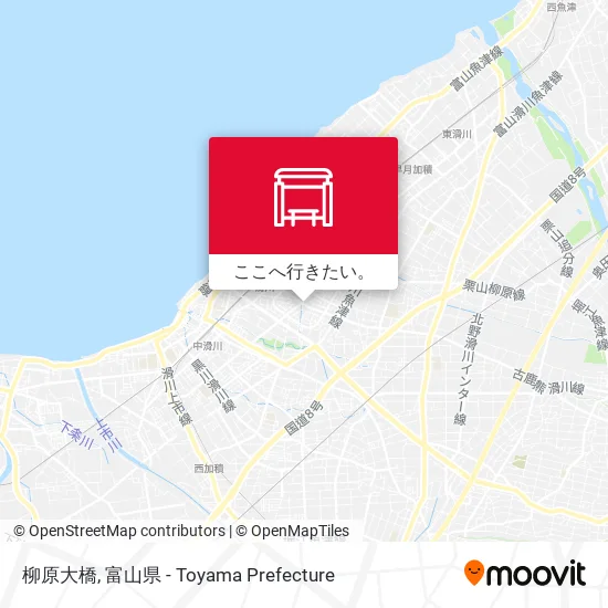 柳原大橋地図