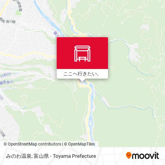 みのわ温泉地図
