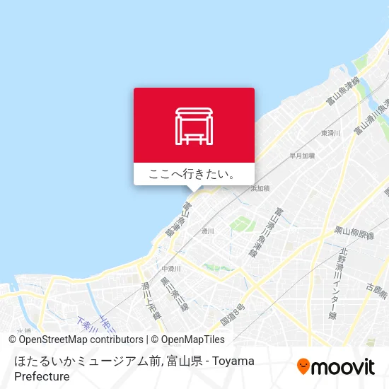 ほたるいかミュージアム前地図