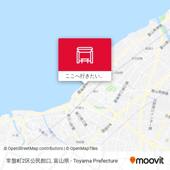 常盤町2区公民館口地図