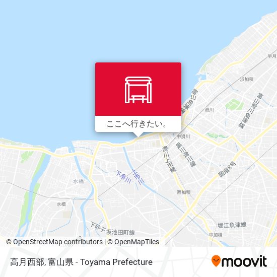 高月西部地図