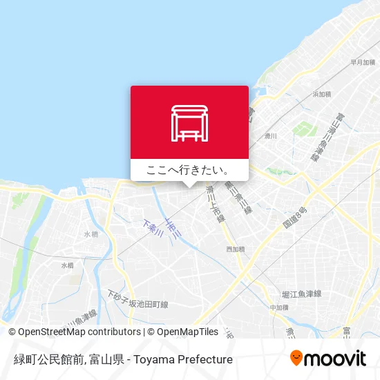 緑町公民館前地図