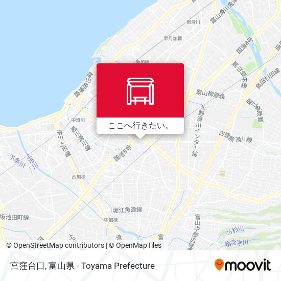 宮窪台口地図