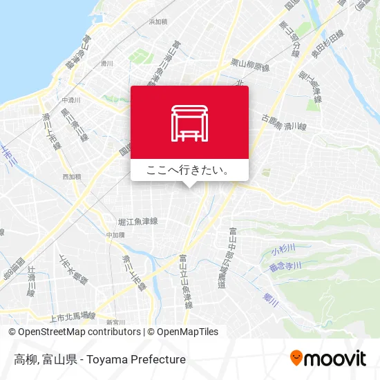 高柳地図