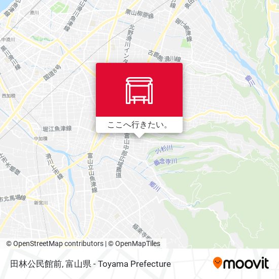 田林公民館前地図