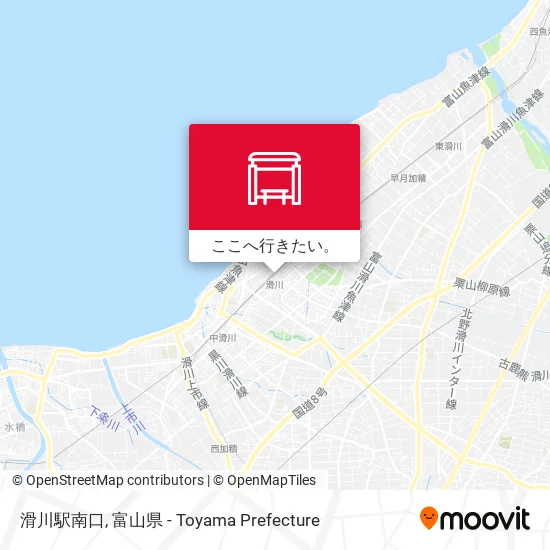 滑川駅南口地図