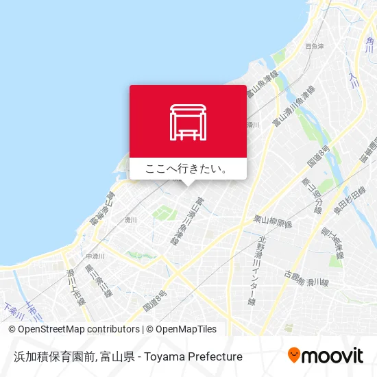 浜加積保育園前地図