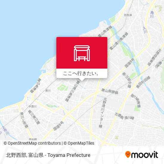 北野西部地図