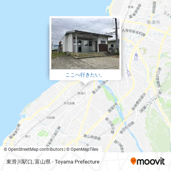 東滑川駅口地図