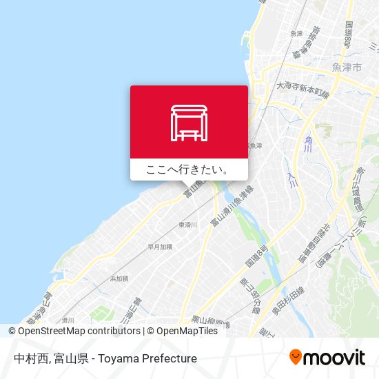中村西地図