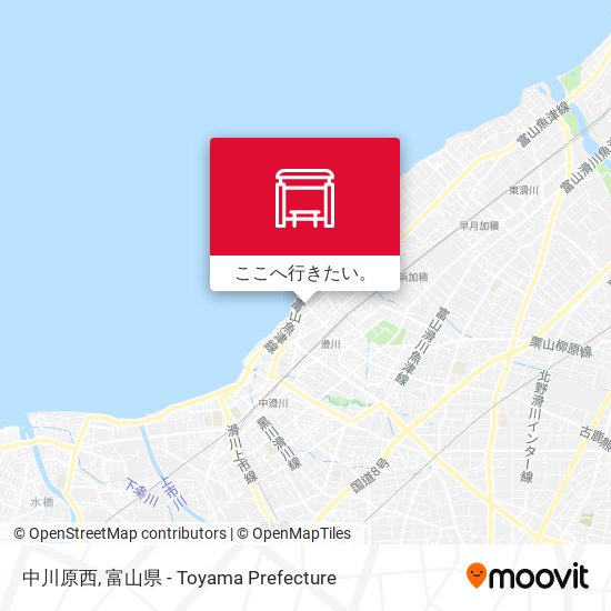 中川原西地図