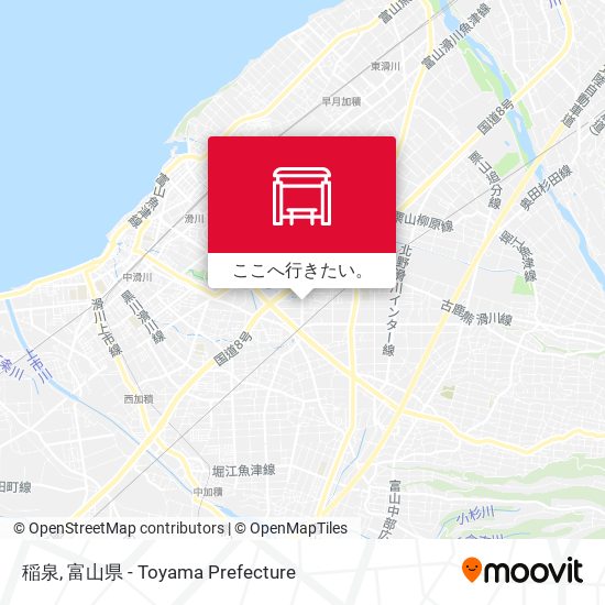 稲泉地図